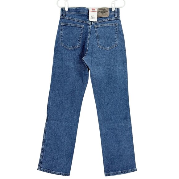 Wrangler Mens Regular Fit Stretch Blue Denim Jeans Size 29x30  Straight Leg NWOT - Picture 2 of 10